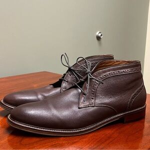 Johnston & Murphy Dark Brown Chukka Boots